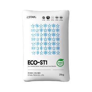 스타스테크 친환경 염화칼슘 제설제 벌크 대용량 25kg 40포 파렛트 ECO-ST1