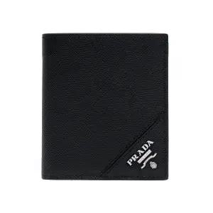 사피아노 가죽 반지갑 블랙 2MO004-QME-F0002