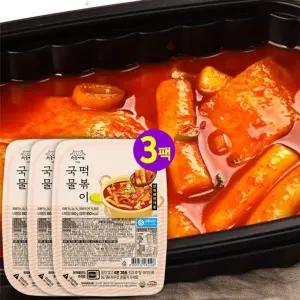 [서울마님] 국물 떡볶이 330g x3팩 (전자레인지용)