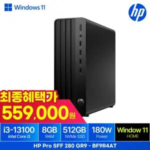 HP Pro SFF 280 G9R-BF9R4AT 데스크탑 i3-13100/8GB/512GB/WIN11