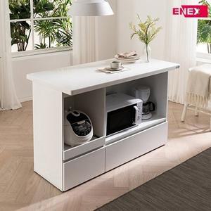 [ENEX]페블스톤 대리석 홈바 아일랜드식탁 1200(오픈형)