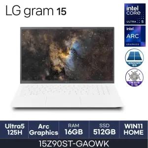 LG전자 2024 그램15 15Z90ST-GAOWK OLED 990g D5-16GB 512GB Windows11 HMC