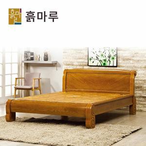 흙마루 황토흙침대 황토볼 자수확장 퀸 Q5001W