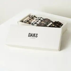 닥스 액세서리 [무압박][여성발목4족] 체크배색 면혼방 발목 4족세트 DBSS5F702BK