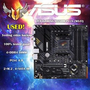 ASUS TUF GAMING B550M PLUS (Wi-Fi) 마이크로 ATX 마더보드, DDR4 4600(OC) MHz 128G AM4 지지대 AMD Ryze