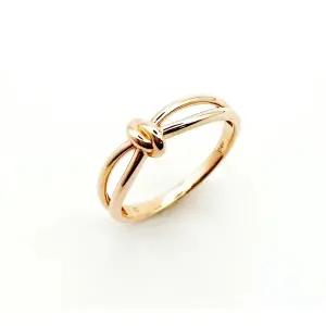 [롯데백화점]로이드 [GB] 미스링 두줄 매듭 14K GOLD 반지 LRT25012T