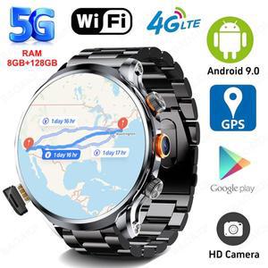 5G/4G 전체 네트워크 스마트 시계 1.95 인치 빅 스크린 HD 영상 통화 8GB + 128GB RAM Smartwatch Google P