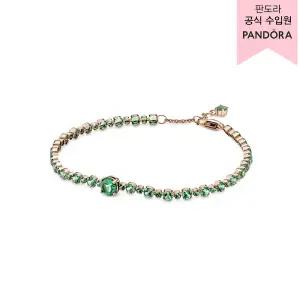 [롯데백화점]판도라 [백화점 보증서 제공] 스파클링 파베 테니스 브레이슬릿_580044C01