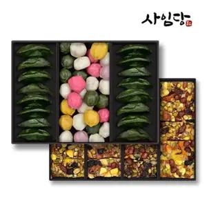 [사임당] 추석 떡선물세트 2호(모시송편2종+모듬꿀떡+영양찰떡3종)
