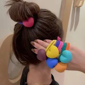 [모노무드]MNO [사러왕]하트 머리고무줄 왕방울 헤어끈 방울머리끈 곱창밴드 당고머리 똥머리 하트머리끈