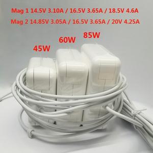 Mac book Air Pro 용 충전기 45W 60W 새로운 A1466 A1278 전원 어댑터  2 1 자기
