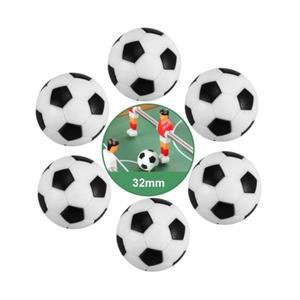 PP 미니 테이블 축구 교체 흑백 선수 선물 탁상 게임 공 32mm 액세서리