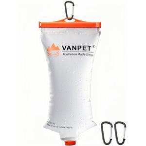 소여 스퀴즈 워터 필터와 호환되는 백 2L, 내구성이 뛰어난 TPU 소재 물 방광, BPA 및 PVC 프리 파우치, 캠핑 하이킹 낚시나 여행을 위한 접이식 물통 가방