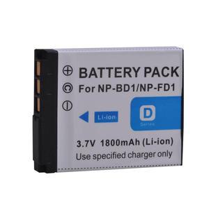 1Pc 1800mAh NP-FD1 NP BD1 FD1 카메라 배터리 Sony DSC T300 TX1 T900 T700 T500 T200 T77 T900 T90 T70 T