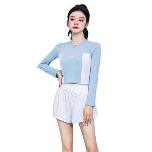 빅사이즈 중년여성 래쉬가드세트 바지 래쉬가드 호캉스 60대 뱃살커버 5 뱃살