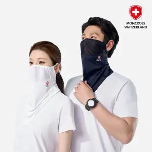 몽크로스 UV 자외선차단 쿨링 안면마스크 냉감 메쉬 스포츠용 골프 등산 자전거용