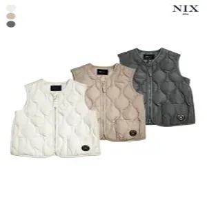 [닉스키즈][NIXKIDS]유니)퀼팅 덕다운 경량 베스트(FKQWCVE701P)