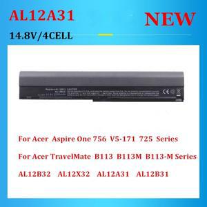 Acer Aspire One용 노트북 배터리 756 V5 171 AL12B32 4 셀 14 8V