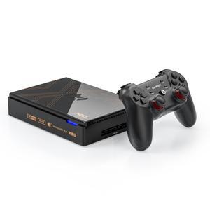 키한크 슈퍼 콘솔 X5 PRO 레트로 복고풍 엔틱 플매트 카펫 러그 앤 플레이 4TB 안드로이드 12 게임 TV 박스