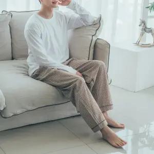 순면 체크 커플 잠옷 바지
