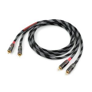 2개짝 HIFI CANARE L-4E6S 전문 오디오 등급 RCA 케이블 앰프 DAC TV0.2M- 5M 용