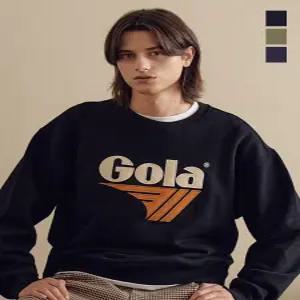 [골라(GOLA)] 면100 남녀공용 빅로고 스웨트 티셔츠