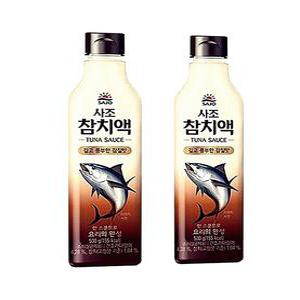 사조대림 사조 참치액 900ml 2개