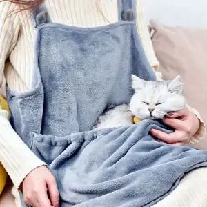 [콩심팥심]캥거루앞치마 캥거루 강아지 포대기 PET 고양이 극세