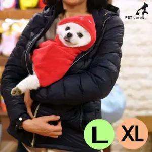 [콩심팥심]캐릭터 웜 가운 패리스독 담요 강아지 공룡 레드