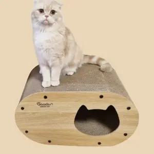 프리미요 고양이 스크래쳐 하우스 숨숨집 스크래처 GF (WFJZRNM)