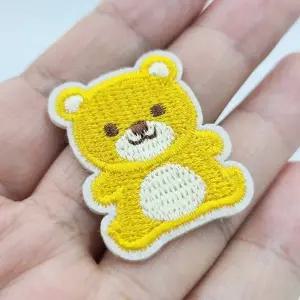 옷리폼 가방꾸미기 곰돌이 자수 와펜 (WFJTRT0)