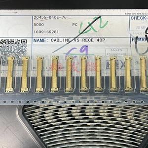 금도금 LCD 화면 연결 I-PEX 20455-040E 40P 0.5mm 30개