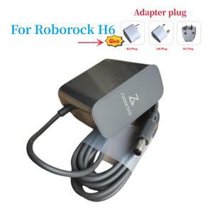 ()Roborock H6 휴대용 무선 진공 청소기 액세서리 충전기 전원 어댑터 EU UK US AU 플매트 카펫 러그 부품