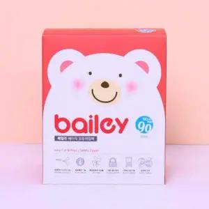 베일리 180ml 90매 베이직 모유저장팩 일회용 더블지퍼팩