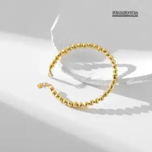 [삼성금거래소]24K 커팅볼 텐션팔찌 5mm