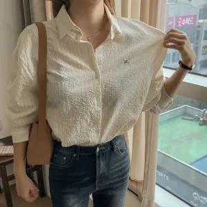 [여유핏/데일리무드] 루즈핏 스트라이프 셔츠