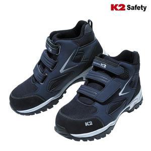 [K2]케이투세이프티 K2-84 메쉬 경량 안전화 찍찍이 발보호 안전작업화
