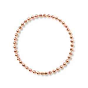 14K GOLD 버블 볼 체인 반지 두께 1mm RS315
