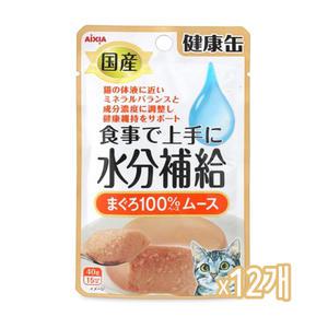 건강캔파우치 수분보충 참치무스 40g x12개