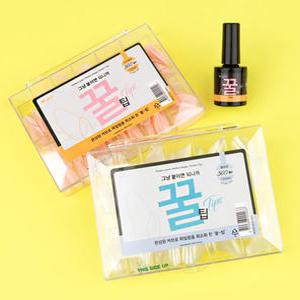 꽃소니 엔리안 꿀팁 꿀떡젤 클리어 누드핑크 연장팁 꿀젤