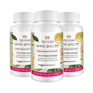 [일동생활건강]일동 가르시니아 다이어트 플러스777 112정X3병 24주분 HCA