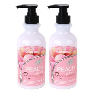 (2개)푸드어홀릭 복숭아 에센스 바디로션 500ml