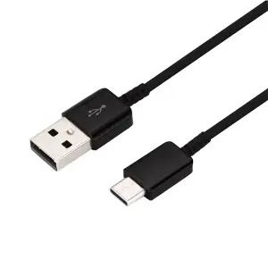 삼성 C타입 고속 충전 케이블 USB A to C 갤럭시 충전기선 25W 블랙 1.2m