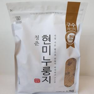 청춘 국산 현미 누룽지 1.2kg