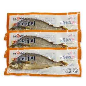 [산정마을] 영광 찐 부세 보리굴비 3마리 개별 진공포장