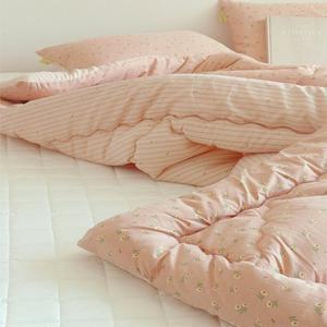 [은남침구]먼지없는 사계절 차렵이불 기모 피치 세미 마이크로 포코-2color