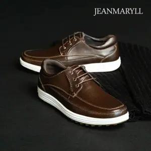 [무료배송][Jean Maryll] Stylish 천연소가죽 로퍼 스파이크 골프슈즈