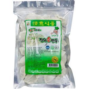 천구중국식품 정의 샐러리 친차이 고기물만두 중국물만두 600g 1개