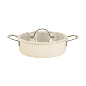 한일스텐레스 IH인덕션 통3중 리코 세라믹 컬러냄비 전골22cm, 1개