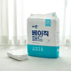 바른 베이직패드 소형 200매 강아지 배변패드